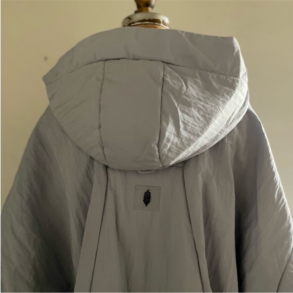 FP Movement by Free People] Light Lavender Puffer Hoodie Oversized Jacket Coat - Picture 9 of 16